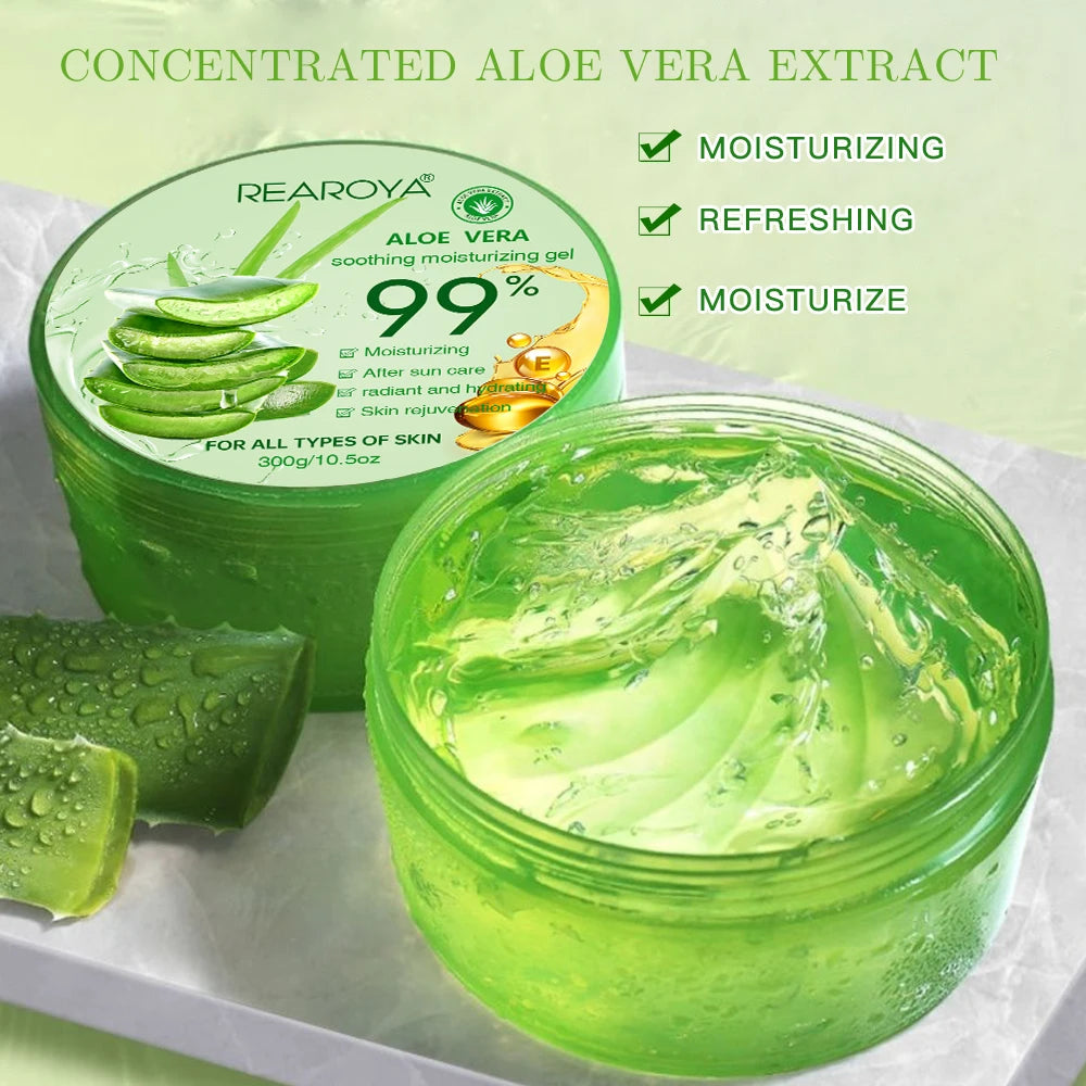 99% Aloe Vera Moisturizing Gel Creams Refreshing Non Sticky Facial Facial Wash Free Deep Nourishing Maintain Skin Face Care
