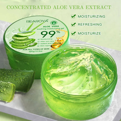 99% Aloe Vera Moisturizing Gel Creams Refreshing Non Sticky Facial Facial Wash Free Deep Nourishing Maintain Skin Face Care