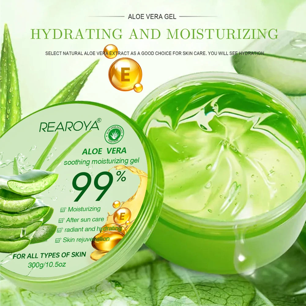 99% Aloe Vera Moisturizing Gel Creams Refreshing Non Sticky Facial Facial Wash Free Deep Nourishing Maintain Skin Face Care